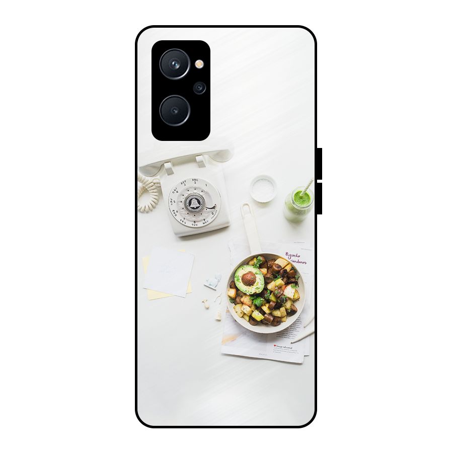 Morning Breakfast Metal Back Case for Realme 9i 5G
