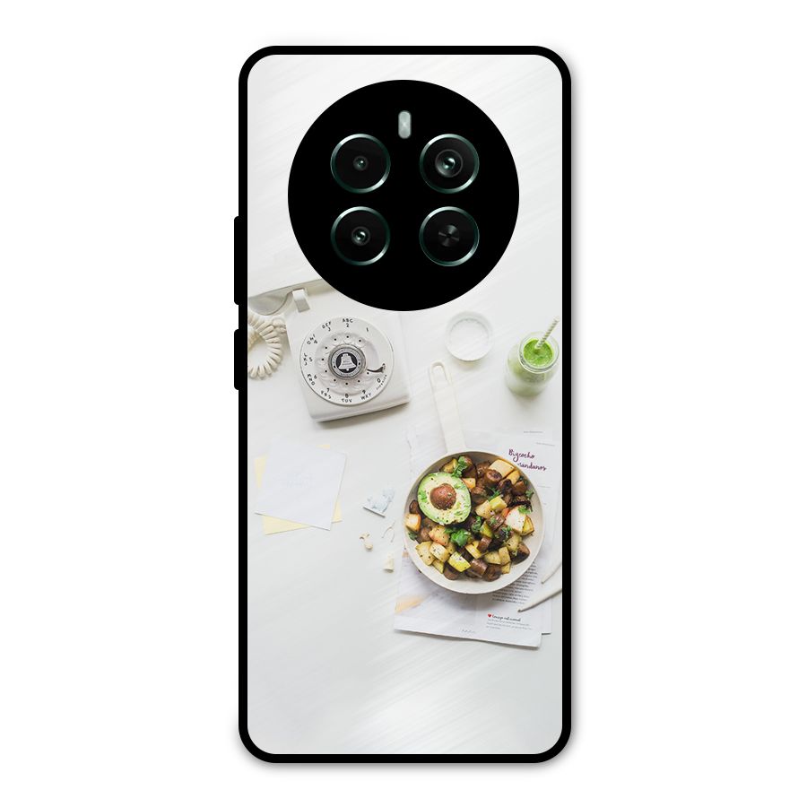 Morning Breakfast Metal Back Case for Realme Narzo 70 Pro