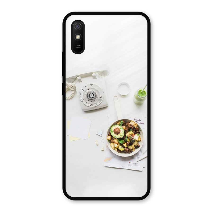 Morning Breakfast Metal Back Case for Redmi 9i
