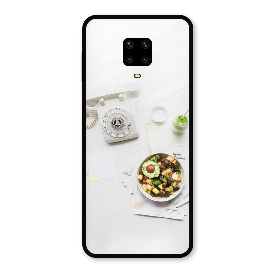 Morning Breakfast Metal Back Case for Redmi Note 9 Pro Max