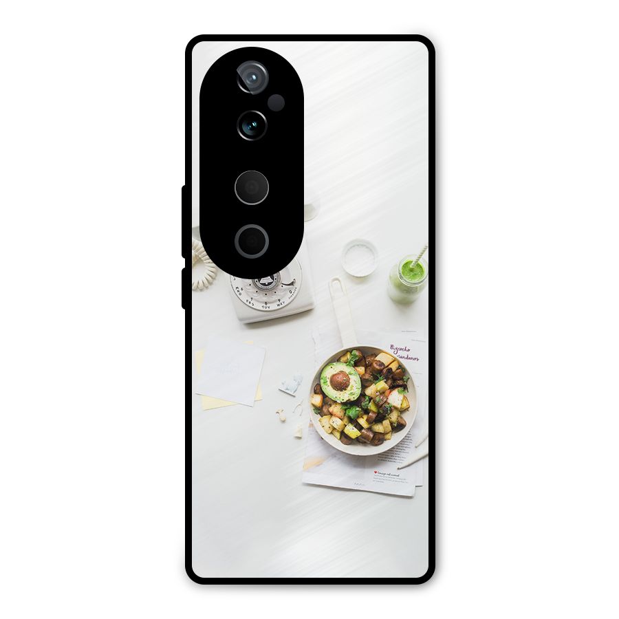 Morning Breakfast Metal Back Case for Vivo T3 Ultra