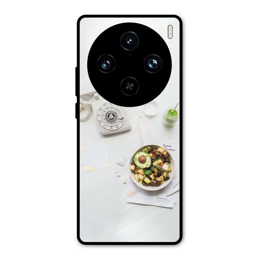 Morning Breakfast Metal Back Case for Vivo X100 Pro