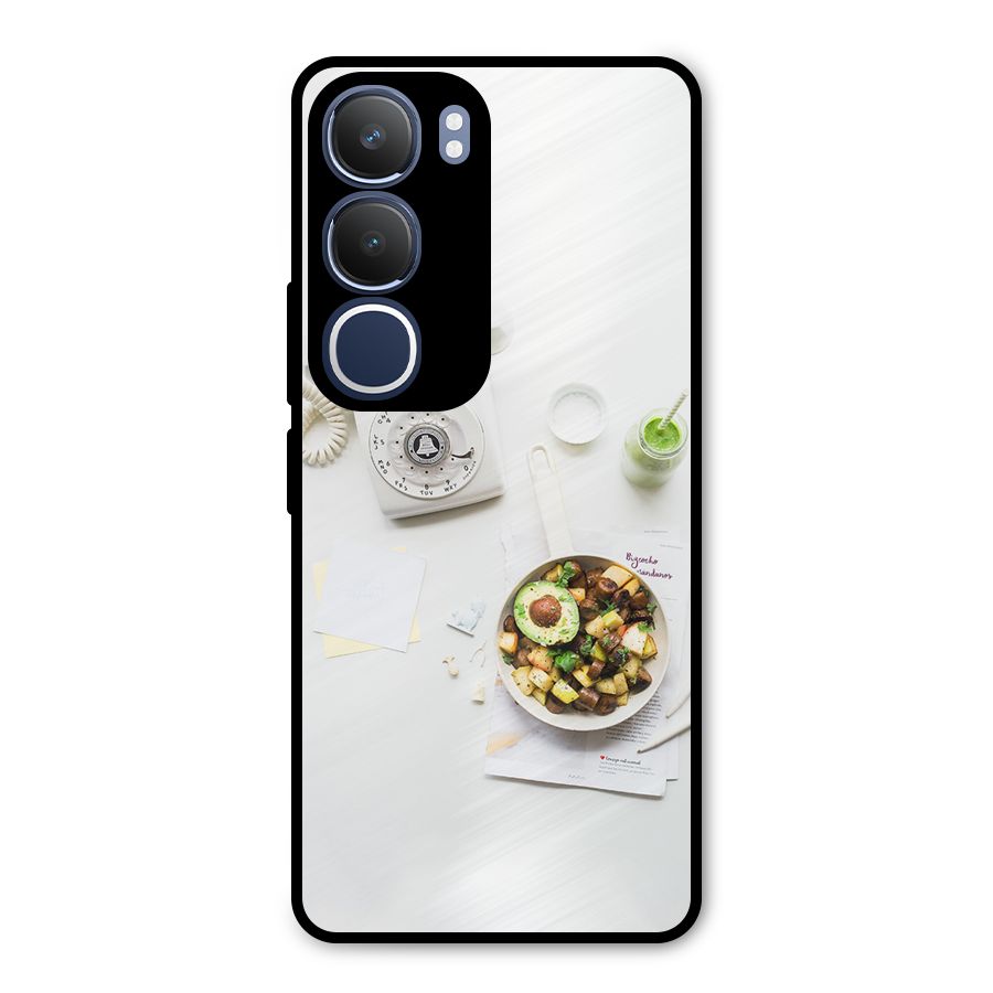 Morning Breakfast Metal Back Case for Vivo Y29