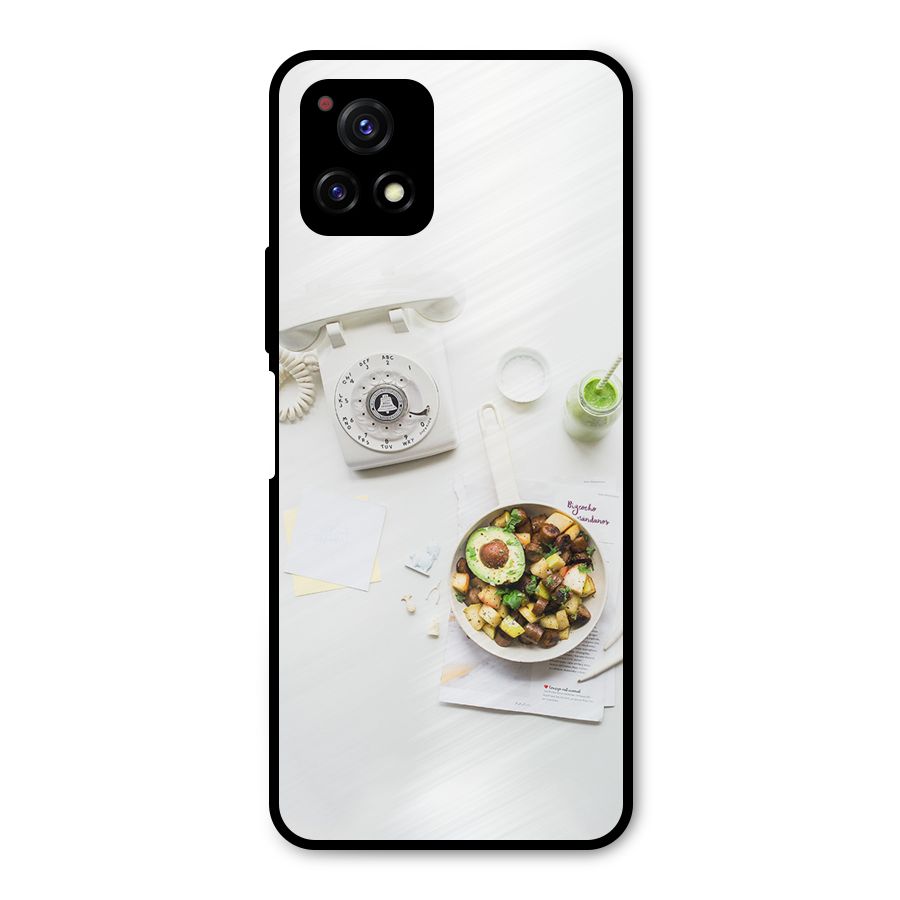 Morning Breakfast Metal Back Case for Vivo Y72 5G