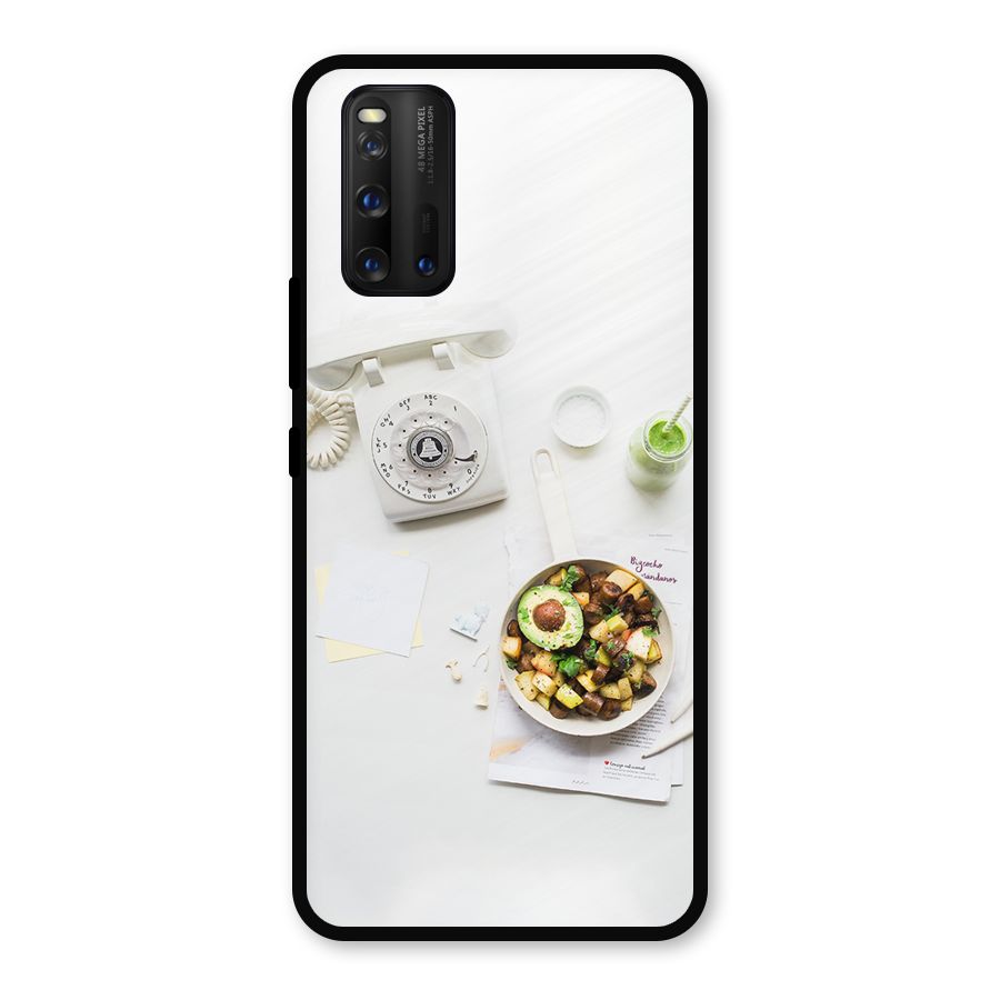 Morning Breakfast Metal Back Case for iQOO 3
