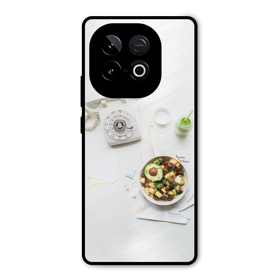 Morning Breakfast Metal Back Case for iQOO Neo 10