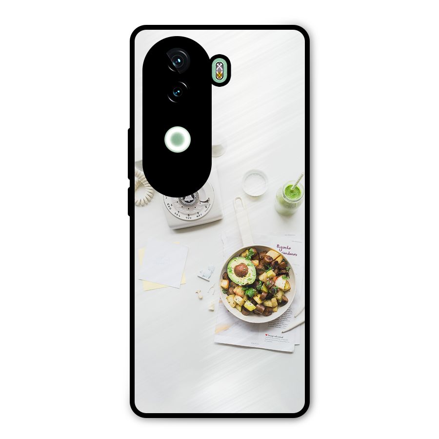 Morning Breakfast Metal Back Case for iQOO Z9s