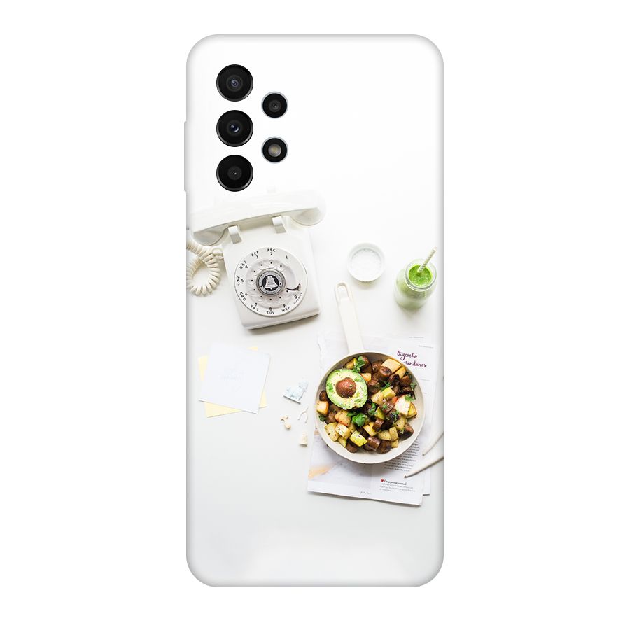 Morning Breakfast Original Polycarbonate Back Case for Galaxy A23