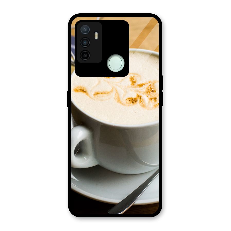 Morning Coffee Glass Back Case for Oppo A53
