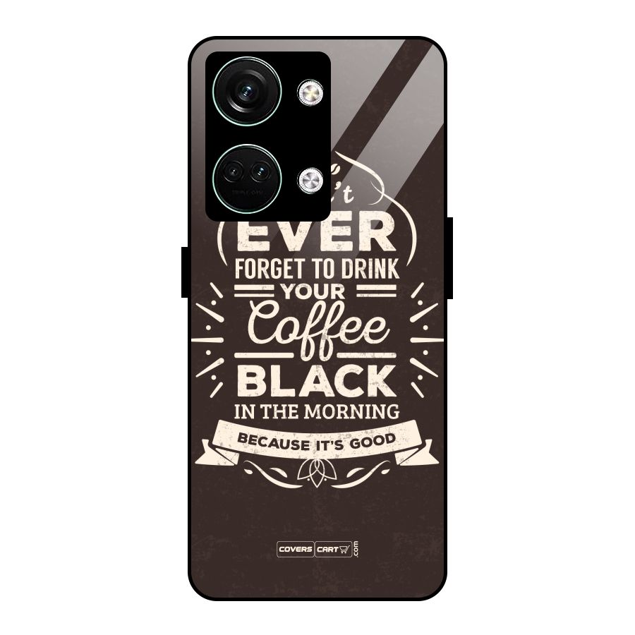 Morning Coffee Love Glass Back Case for Oneplus Nord 3