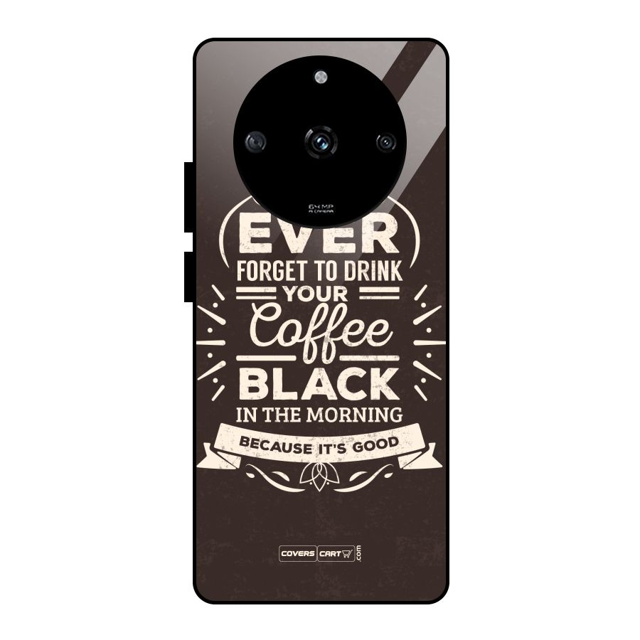 Morning Coffee Love Glass Back Case for Realme Narzo 60 5G
