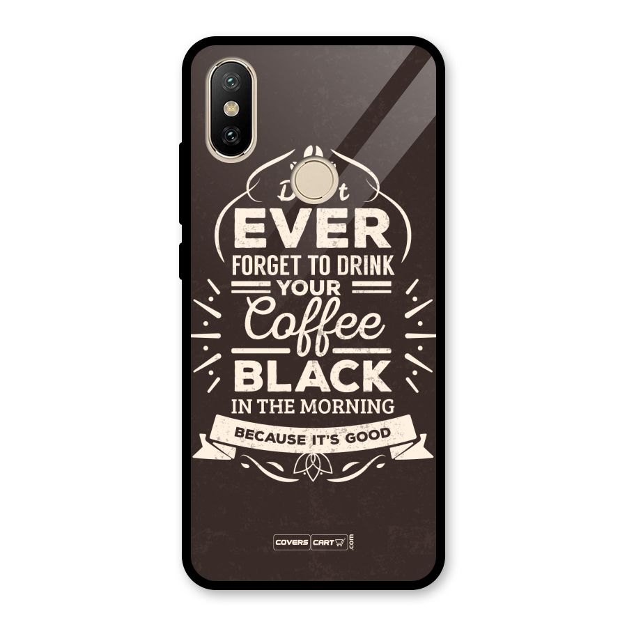 Morning Coffee Love Glass Back Case for Redmi A2