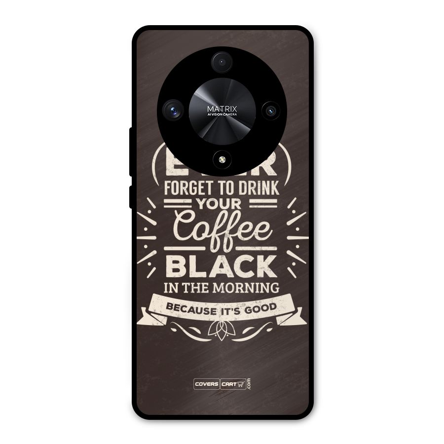 Morning Coffee Love Metal Back Case for Honor X9b