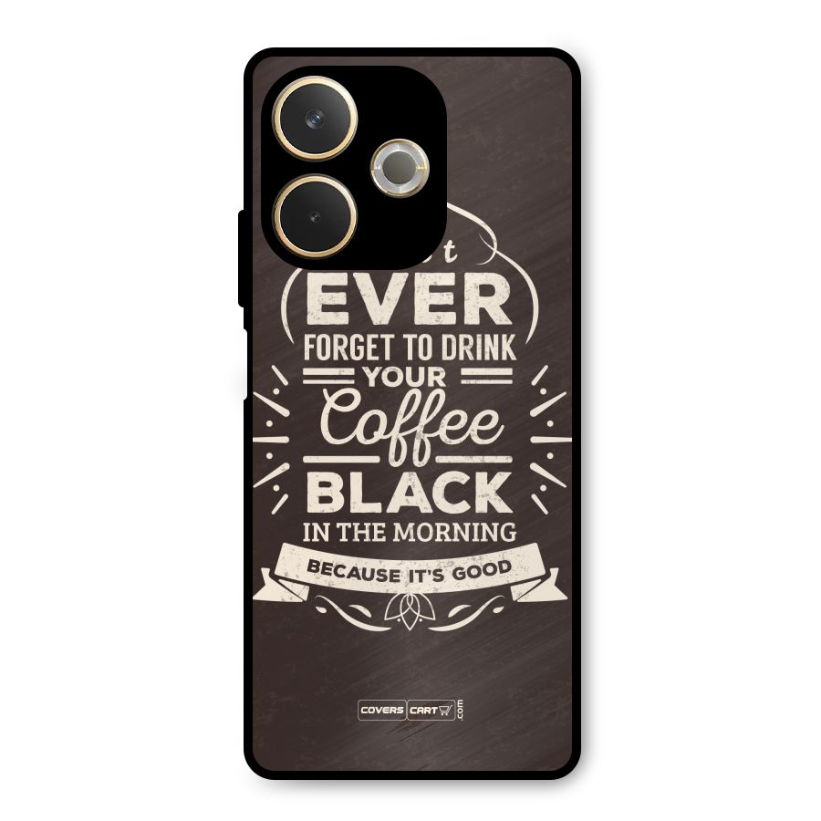 Morning Coffee Love Metal Back Case for Oppo A5 Pro