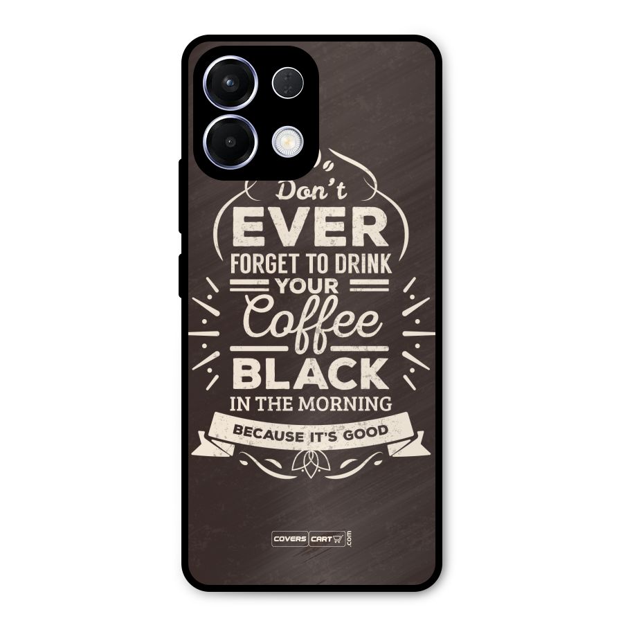 Morning Coffee Love Metal Back Case for Oppo K13