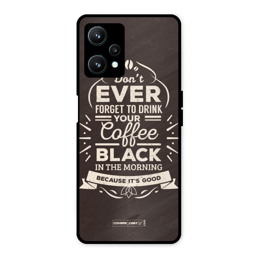 Morning Coffee Love Metal Back Case for Realme 9 Pro 5G