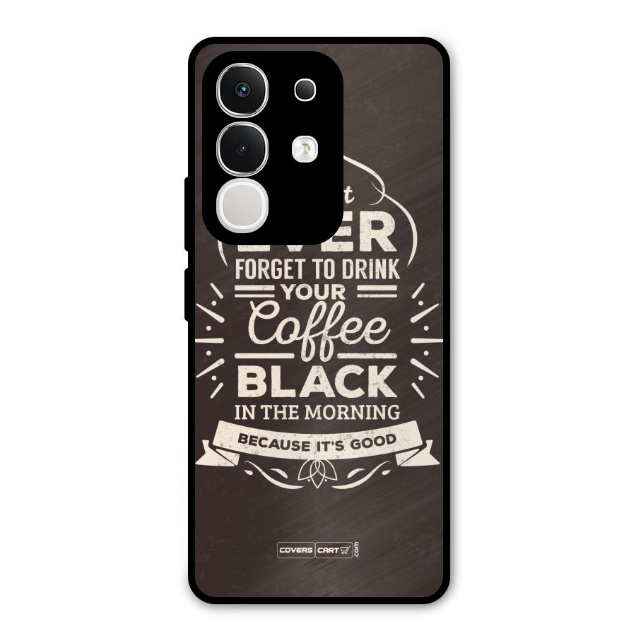 Morning Coffee Love Metal Back Case for Vivo T4x