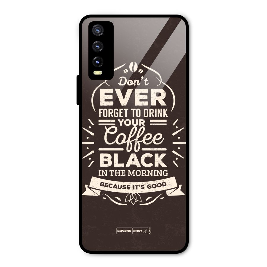 Morning Coffee Love Metal Back Case for Vivo Y20