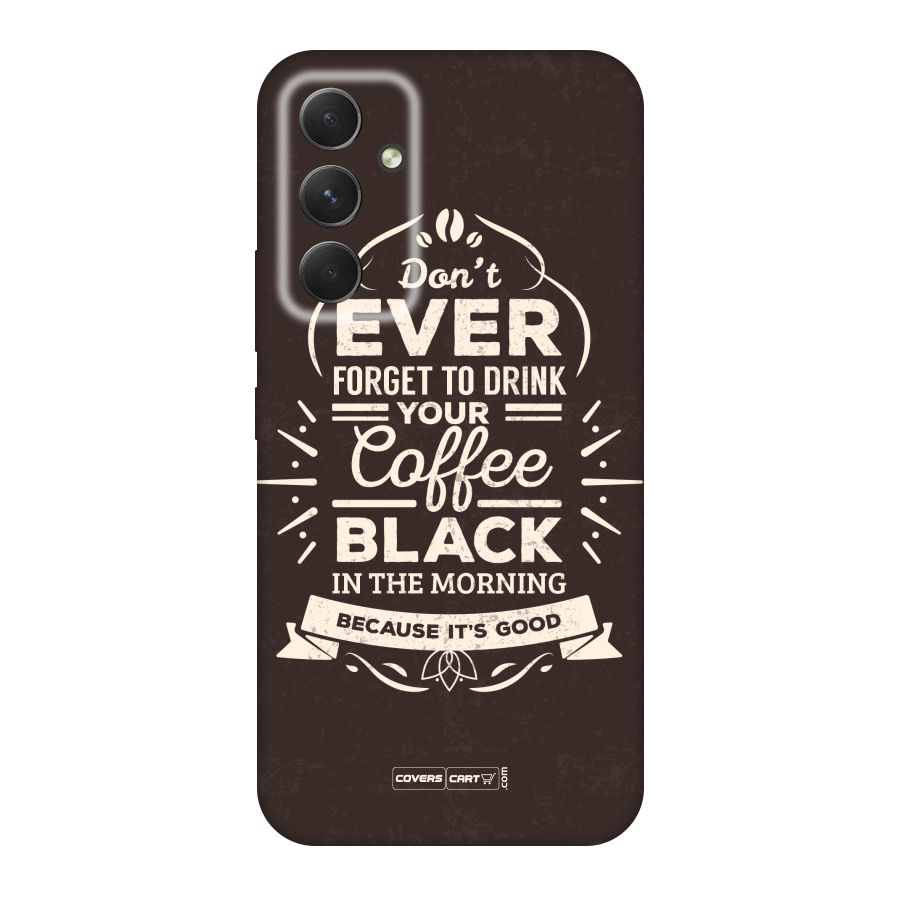 Morning Coffee Love Original Polycarbonate Back Case for Galaxy A54