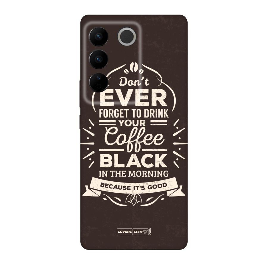 Morning Coffee Love Original Polycarbonate Back Case for Vivo V27