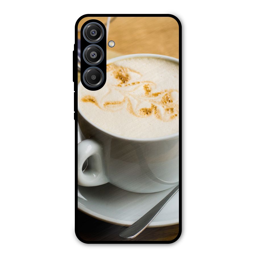 Morning Coffee Metal Back Case for Galaxy A16 5G