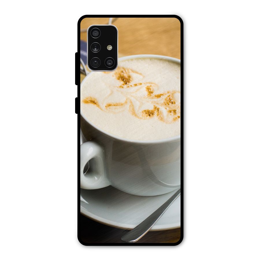 Morning Coffee Metal Back Case for Galaxy A71