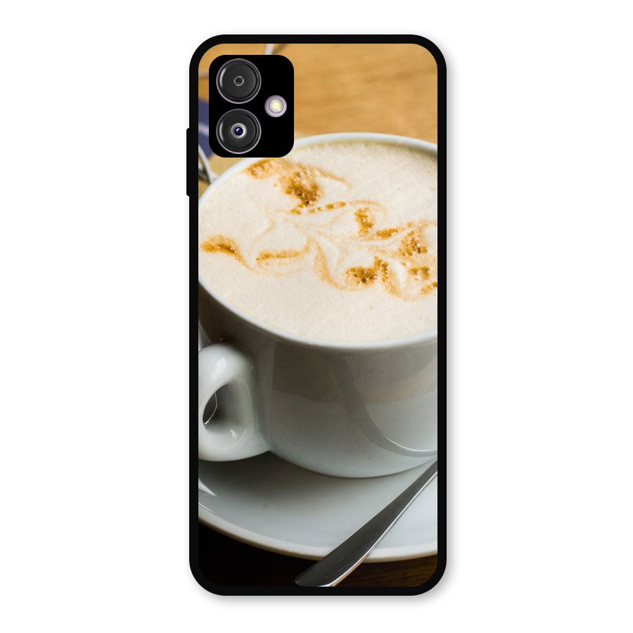 Morning Coffee Metal Back Case for Galaxy F14
