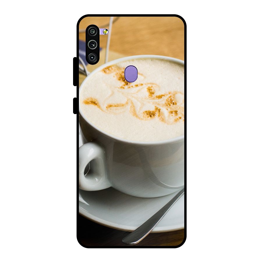 Morning Coffee Metal Back Case for Galaxy M11