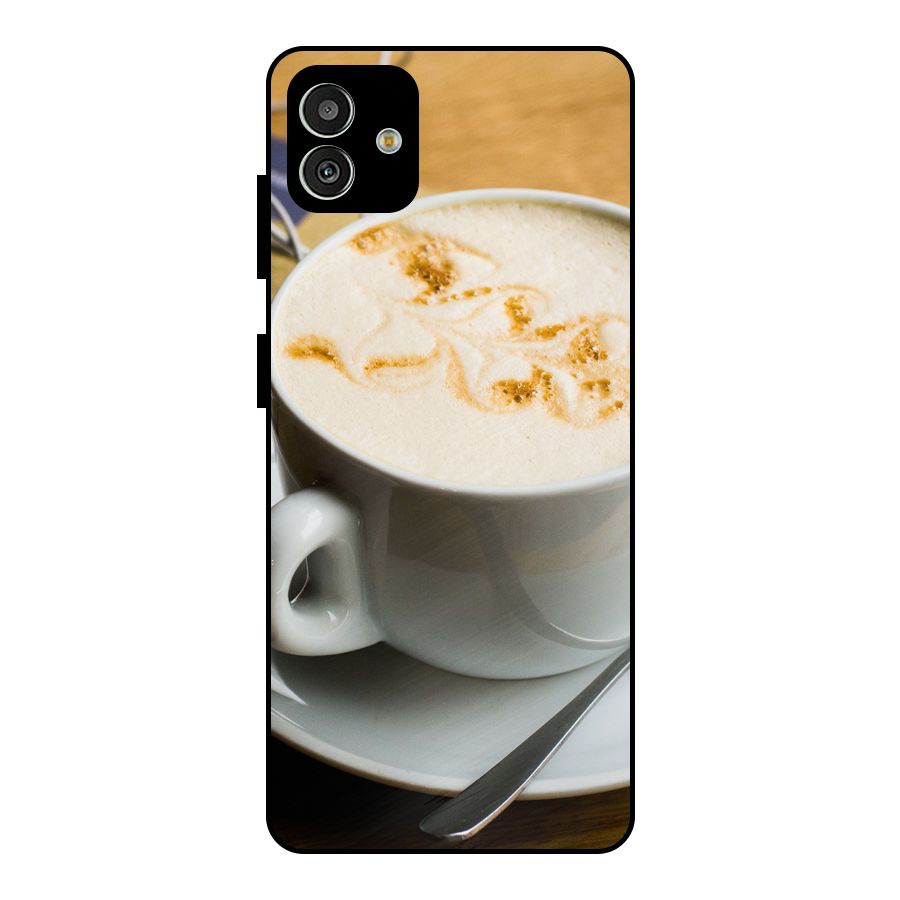 Morning Coffee Metal Back Case for Galaxy M13 5G