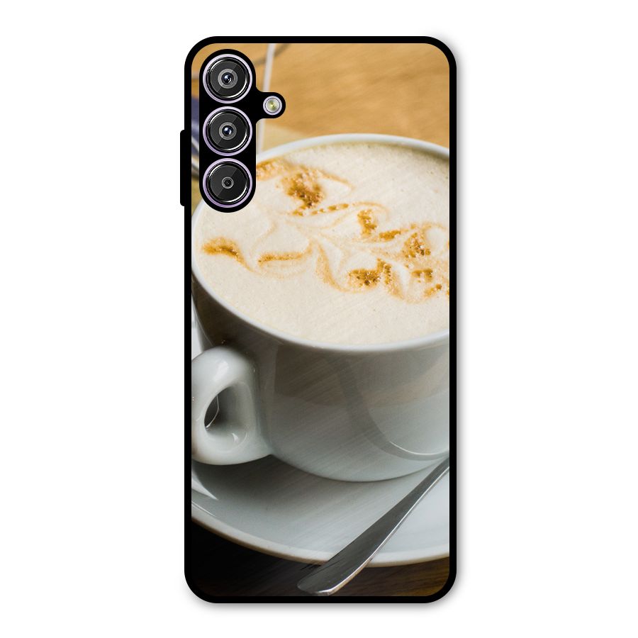 Morning Coffee Metal Back Case for Galaxy M15