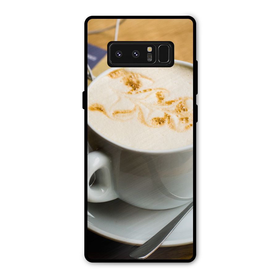 Morning Coffee Metal Back Case for Galaxy Note 8