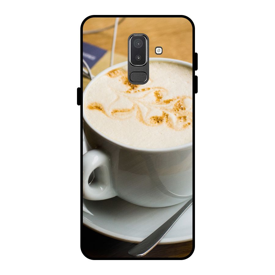 Morning Coffee Metal Back Case for Galaxy On8 (2018)
