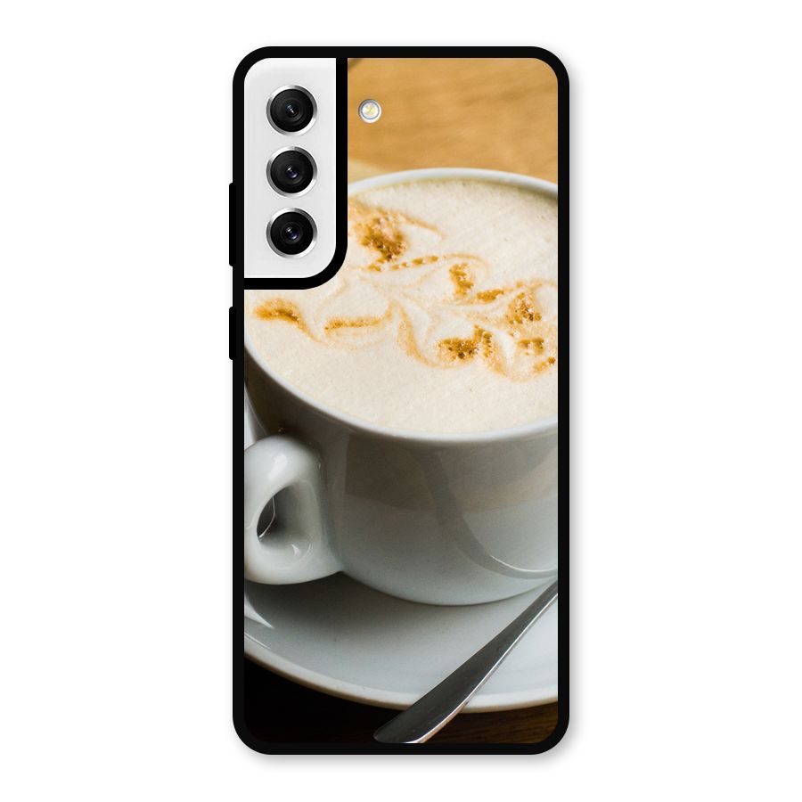 Morning Coffee Metal Back Case for Galaxy S21 FE 5G