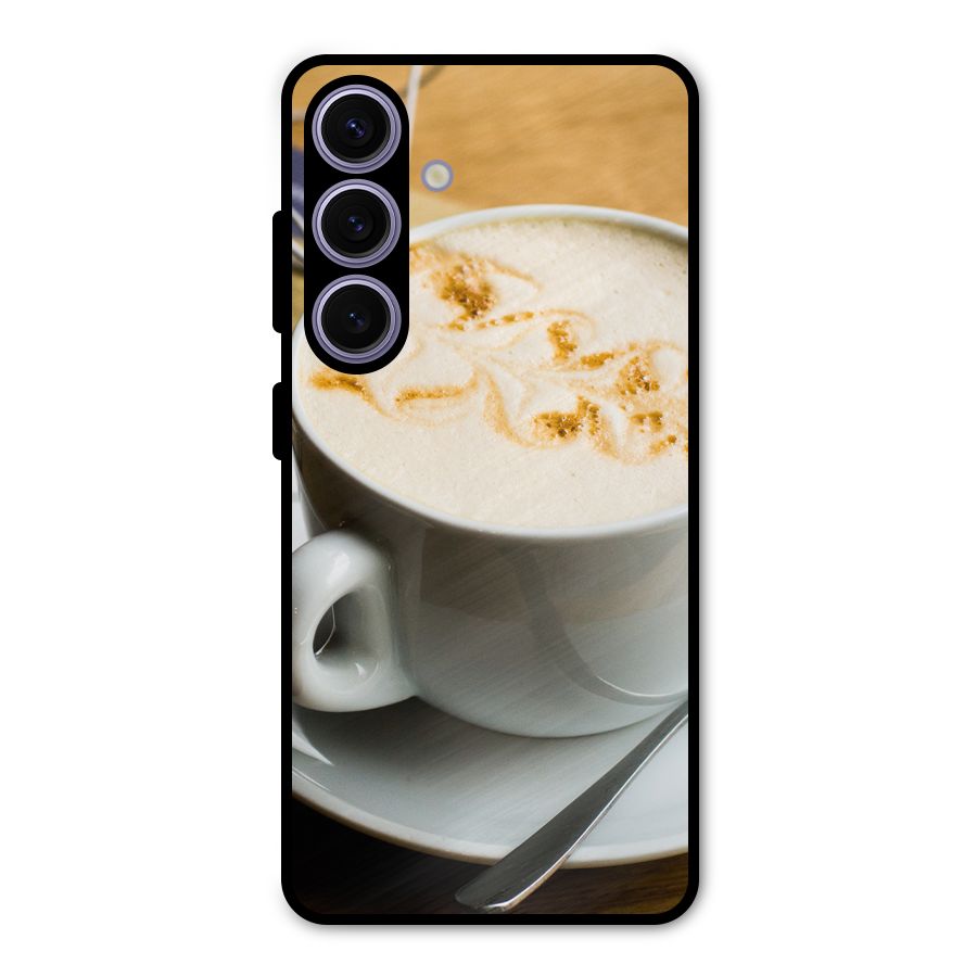 Morning Coffee Metal Back Case for Galaxy S24