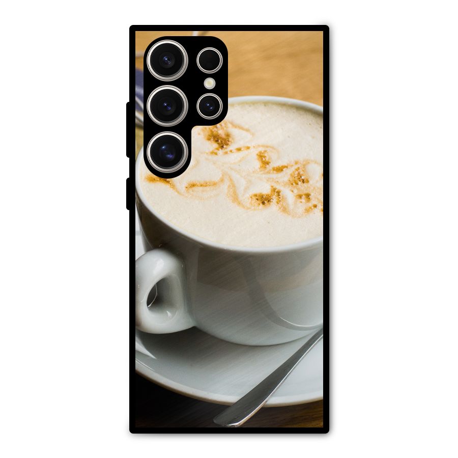 Morning Coffee Metal Back Case for Galaxy S24 Ultra