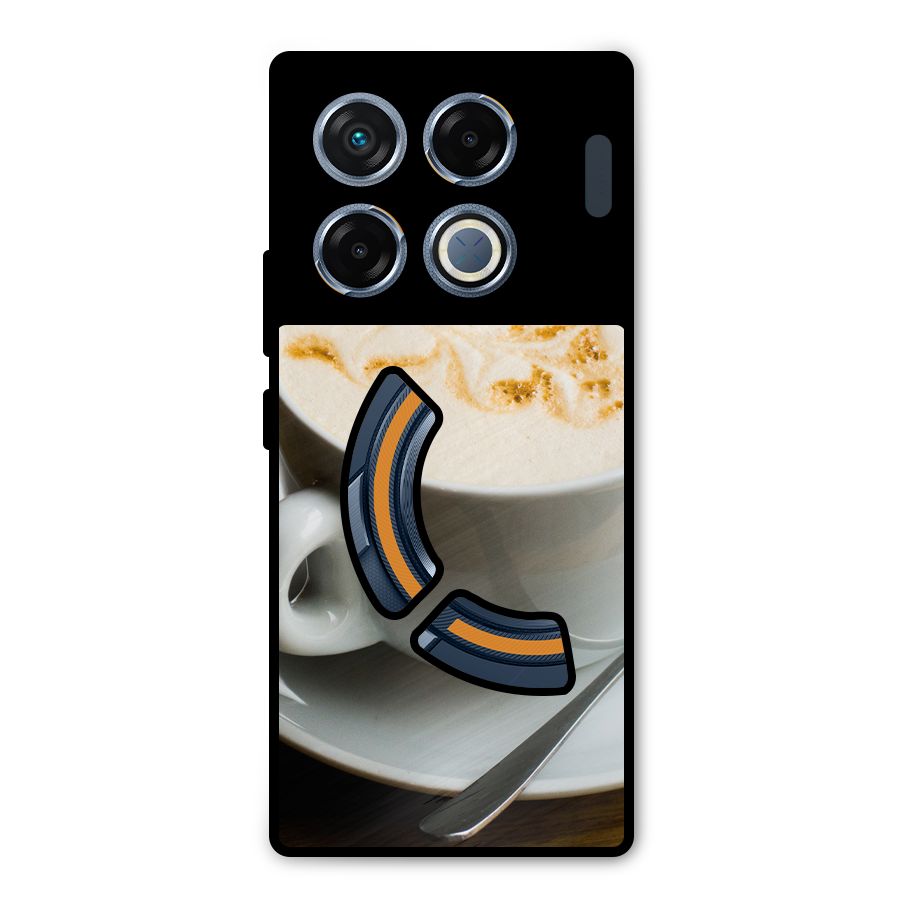 Morning Coffee Metal Back Case for Infinix GT 20 Pro