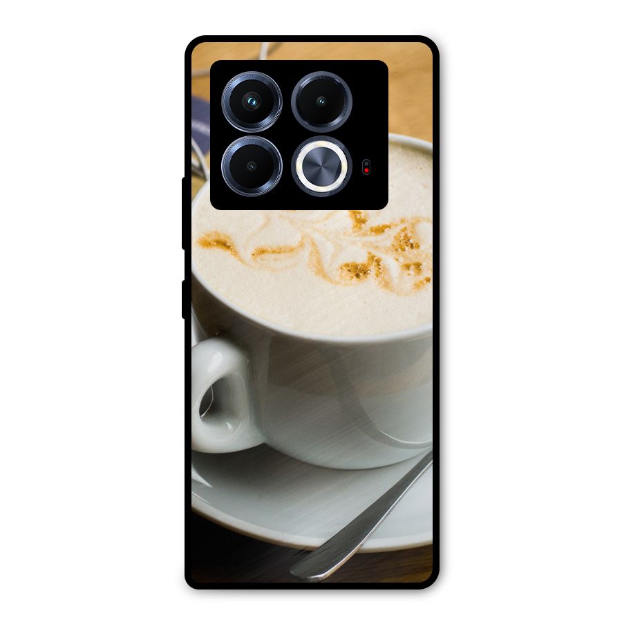 Morning Coffee Metal Back Case for Infinix Note 40 5G
