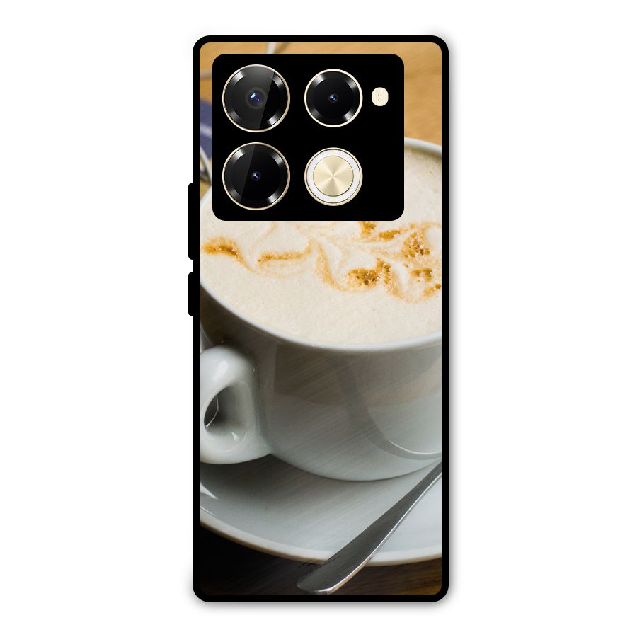 Morning Coffee Metal Back Case for Infinix Note 40 Pro