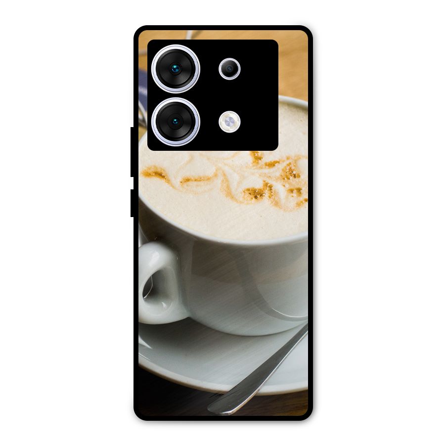 Morning Coffee Metal Back Case for Infinix Zero 30 5G