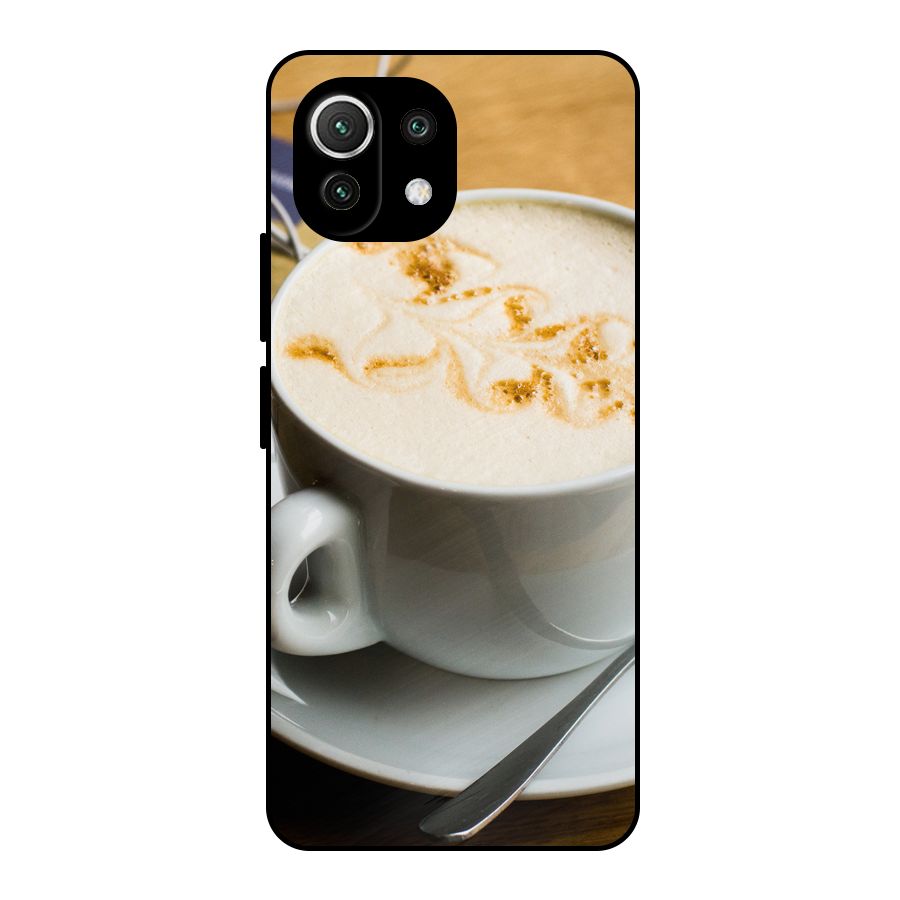 Morning Coffee Metal Back Case for Mi 11 Lite NE 5G