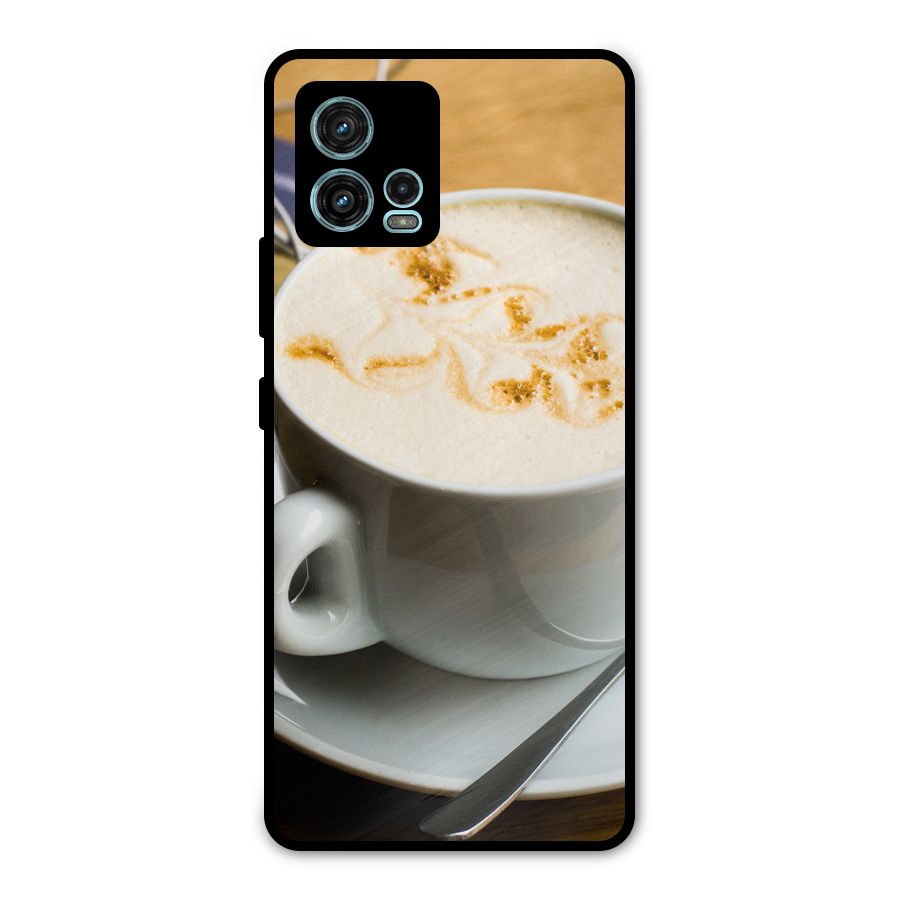 Morning Coffee Metal Back Case for Moto G72