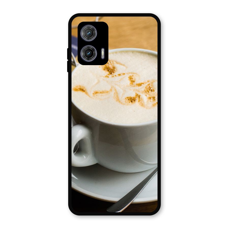 Morning Coffee Metal Back Case for Moto G73
