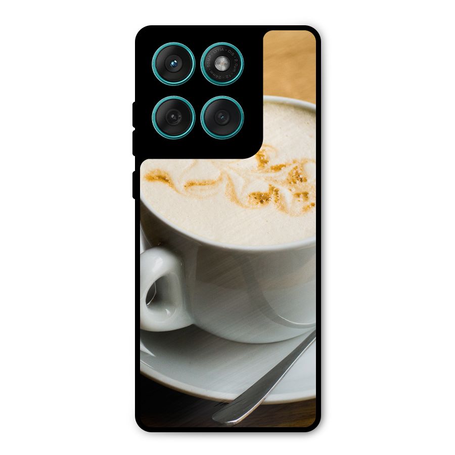Morning Coffee Metal Back Case for Motorola Edge 60 Fusion