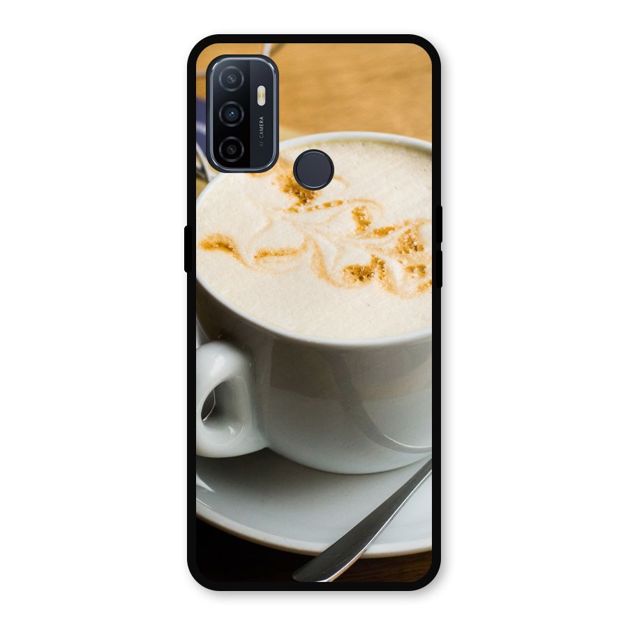 Morning Coffee Metal Back Case for Oppo A53