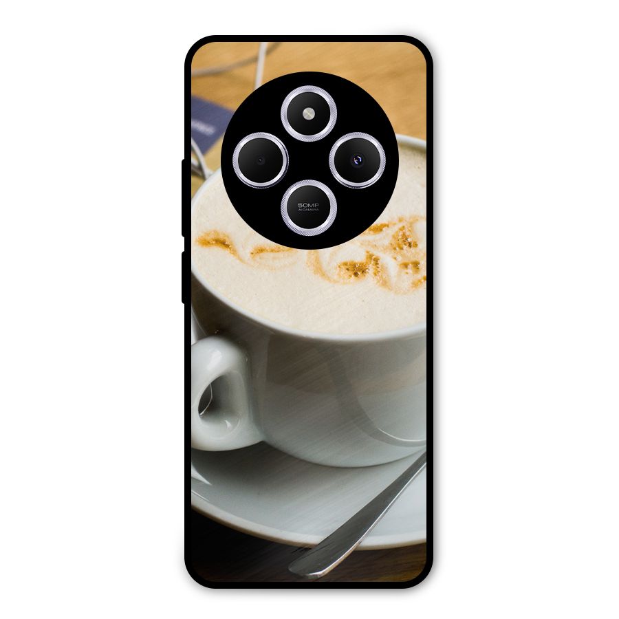 Morning Coffee Metal Back Case for Poco C75 5G