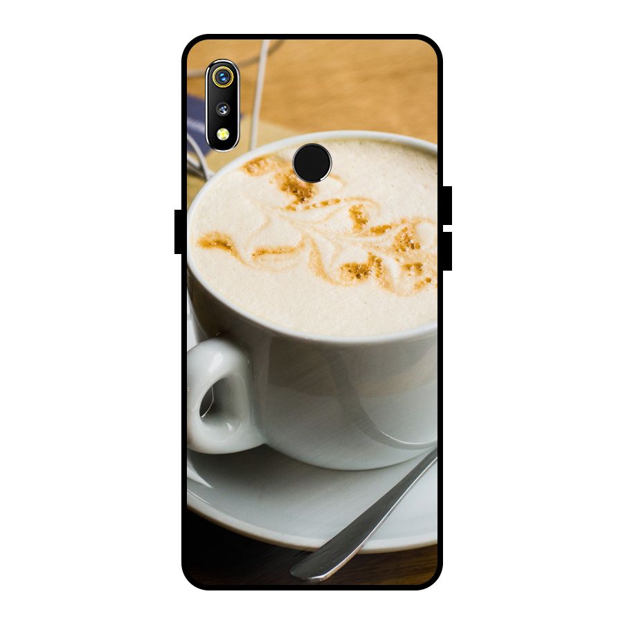 Morning Coffee Metal Back Case for Realme 3