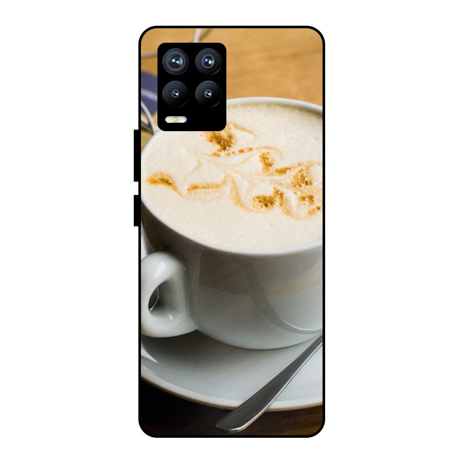 Morning Coffee Metal Back Case for Realme 8