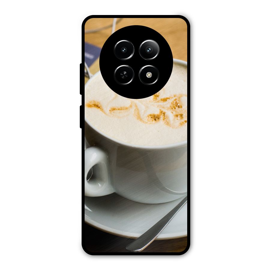 Morning Coffee Metal Back Case for Realme Narzo N65