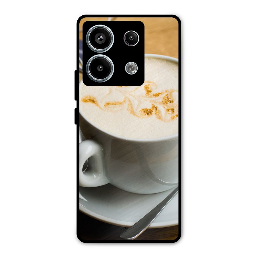 Morning Coffee Metal Back Case for Redmi Note 13 Pro 5G