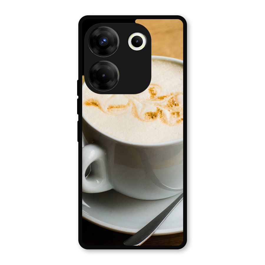 Morning Coffee Metal Back Case for Tecno Camon 20 Pro